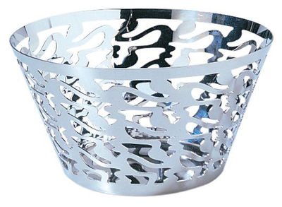 Tableware - Fruit Bowls & Centrepieces - Ethno Basket by Alessi - Ø 23 cm - Steel - Polished 18/10 stainless steel