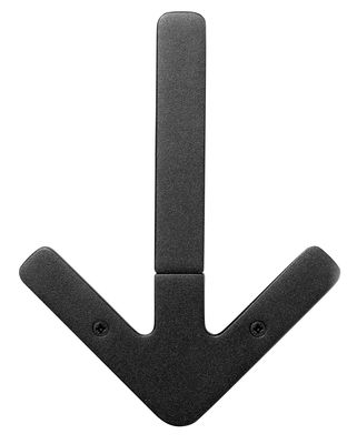 Furniture - Coat Racks & Pegs - Arrow Hook by Design House Stockholm - Black - Lacquered aluminium