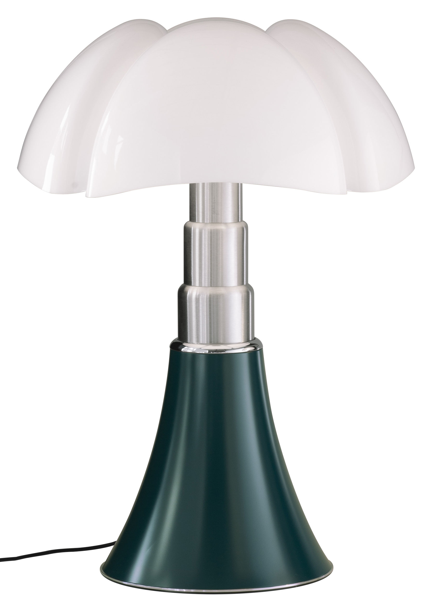 Lampe de table Pipistrello / H 66 à 86 cm - Martinelli Luce vert en métal/matière plastique