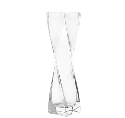 Dekoration - Vasen - Swirl Soliflore H 20 cm - Leonardo - Transparent - Glas
