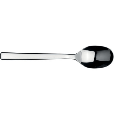 Tisch und Küche - Besteck - Ovale Suppenlöffel - Alessi - Glänzender, rostfreier Edelstahl - Stahl