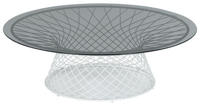 Furniture - Coffee Tables - Heaven Coffee table by Emu - Matt white - Glass, Steel