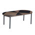 Tavla Extending table - / Oval - L 200-300 cm / Walnut inlay by Petite Friture