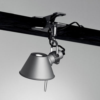 Illuminazione - Lampade da parete - Lampada a pinza Tolomeo Micro Pinza LED - LED di Artemide - H 20 cm - Alluminio - Acciaio, Alluminio
