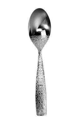 Tableware - Cutlery - Dressed Mocha spoon - L 10 cm by Alessi - Mirror polished steel - Stainless steel