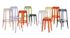 Charles Ghost Stackable bar stool - H 75 cm - Plastic by Kartell