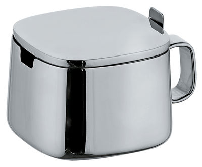 Tableware - Tea & Coffee Accessories - 401 Sugar bowl by A di Alessi - Steel - Stainless steel
