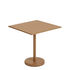 Linear Café Square table - / 70 x 70 cm - Steel by Muuto