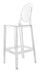 One more Bar chair - H 65cm - Plastic by Kartell