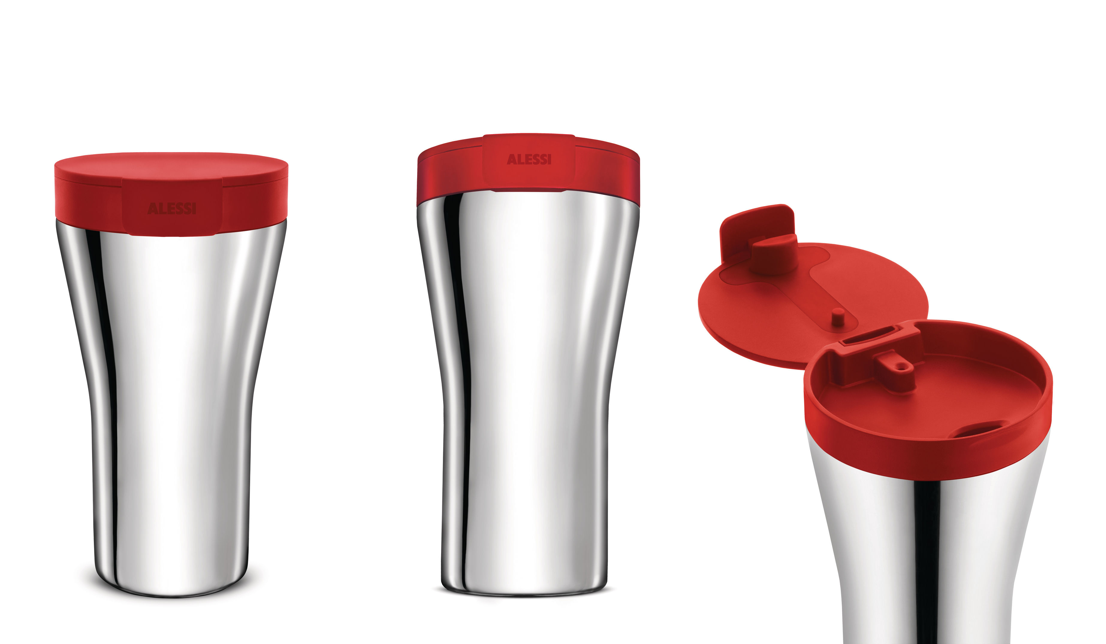 Alessi Caffa Insulated mug Metal Made In Design UK