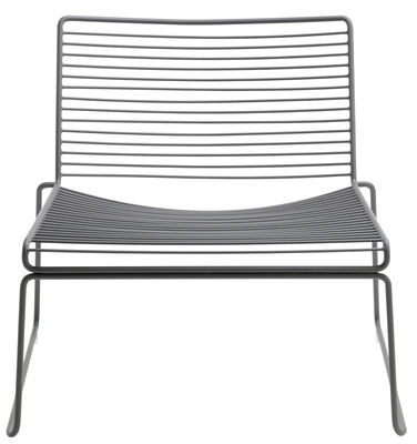 Möbel - Lounge Sessel - Hee Lounge Sessel Clubsessel - Hay - Grau - lackierter Stahl