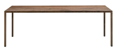 Furniture - Dining Tables - Tense Material Rectangular table - 90 x 200 cm by MDF Italia - Oak - Composite panel, Solid oak veneer