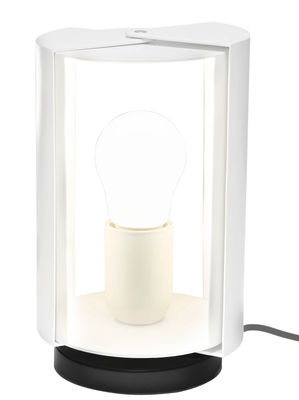 All designers - Pivotante Table lamp by Nemo - White - Painted aluminium, Painted steel