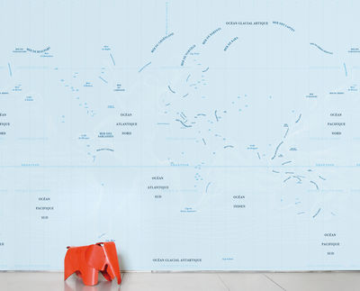Interni - Sticker - Carta da parati panoramica Ocean - 8 striscie di Domestic - Ocean / Bleu - Tessuto non tessuto