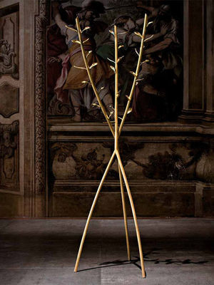 gold coat stand