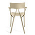 A.I Stackable armchair - Metallic finish applied / Designed by artificial intelligence - 100% recycled by Kartell