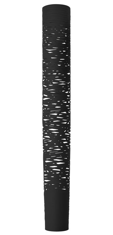 Luminaire - Lampadaires - Lampadaire Tress plastique noir / H 195 cm - Foscarini - Noir - Fibre de verre, Matériau composite