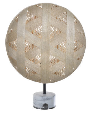 Forestier - Lampe de table Chanpen en Tissu, Métal - Couleur Beige - 200 x 42.73 x 46 cm - Designer 