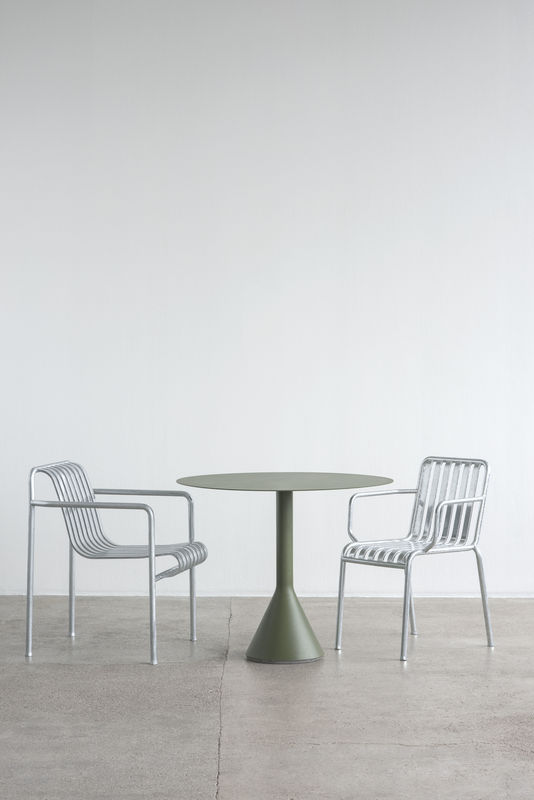 Table ronde Palissade Cone Hay - Vert | Made In Design