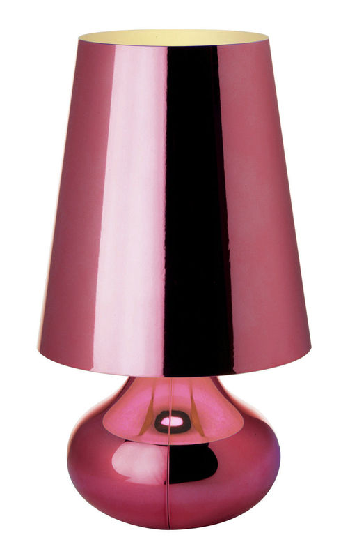 Leuchten - Tischleuchten - Tischleuchte Cindy plastikmaterial rosa - Kartell - Rosa - metallbeschichtetes Technopolymer