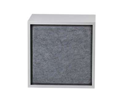 Furniture - Bookcases & Bookshelves - Acoustics board - For Medium Stacked shelf  - 43x43 cm by Muuto - Grey - Felt