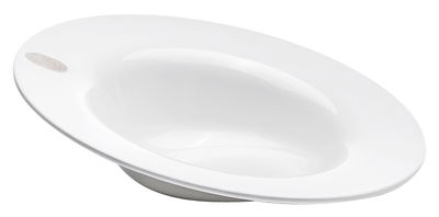 Table et cuisine - Assiettes - Assiette creuse I.D.Ish by D'O Autumn / Inclinée - Mélamine - Kartell - Forme inclinée / Blanc - Mélamine