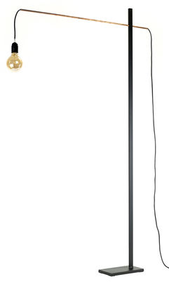 Luminaire - Lampadaires - Lampadaire Flamingo Medium / H 162 cm x L 90 cm - Serax - Noir / Tube cuivre - Fer