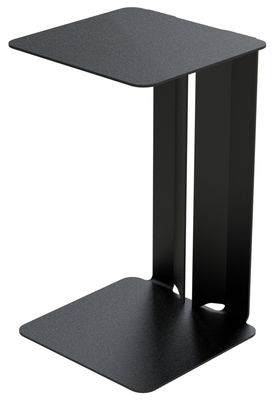 Mobilier - Tables basses - Table d'appoint Leste - Matière Grise - Noir - Acier peint