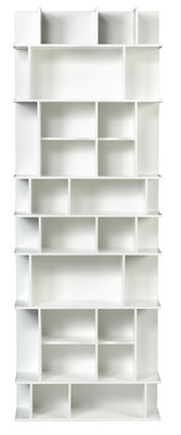 Bibliothèque Scenery High / L 60 x H 168 cm - POP UP HOME blanc mat en bois