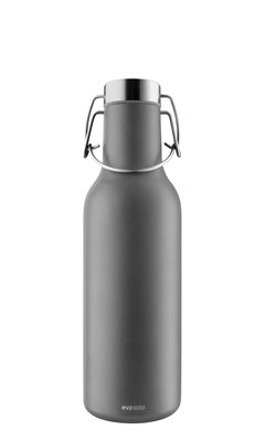 Product selections - Design Good Deals - Cool Insulated flask - / 0.7 L by Eva Solo - Dark grey - Silicone, Stainless steel