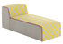 n° 3 Bandas Modular sofa - 1 rug + 1 pouf Small + 1 pouf Large + 1 chaise longue by Gan