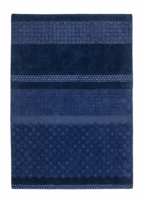 Decoration - Rugs - Jie Rug - 170 x 240 cm by Nanimarquina - Blue - Virgin wool