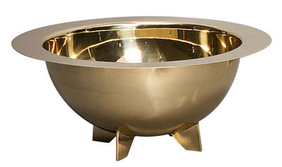 Tableware - Bowls - Cosmic Diner - Lunar Salad bowl - Ø 34 cm by Diesel living with Seletti - Shiny brass - Brass