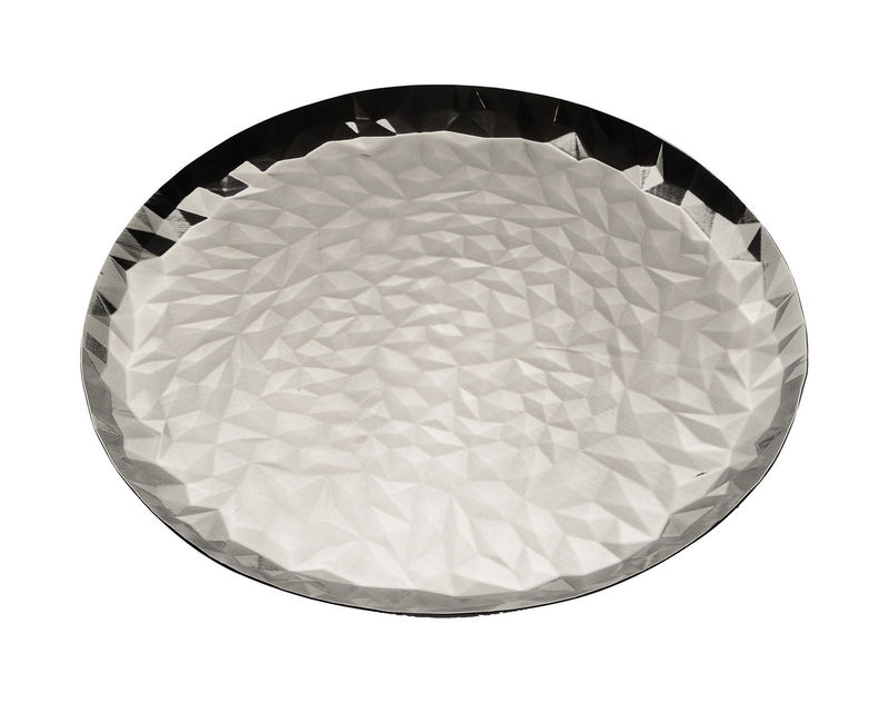 Tableware - Trays and serving dishes - Joy N.3 Tray metal - Alessi - Steel - Stainless steel 18/10