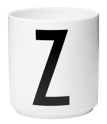 Tableware - Coffee Mugs & Tea Cups - A-Z Mug - Porcelain - Z by Design Letters - White / Z - China