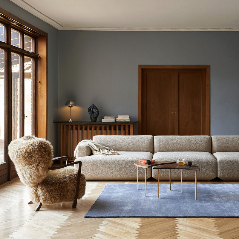 &tradition Develius D Straight sofa - Beige | Made In Design UK