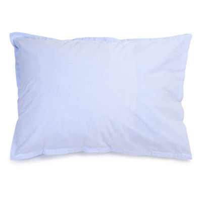 Déco - Textile - Taie d'oreiller 50 x 70 cm / Percale lavée - Au Printemps Paris - 50 x 70 cm / Rayé bleu - Percale de coton lavée