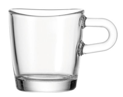 Tableware - Coffee Mugs & Tea Cups - Loop Espresso cup by Leonardo - Transparent - Glass