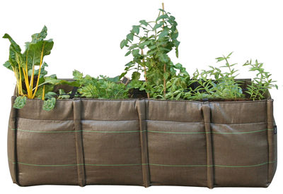 Outdoor - Pots & Plants - BacLong Geotextile Planter - Outdoor - 140 L by Bacsac - 4 squares - 140 L - Geotextile cloth