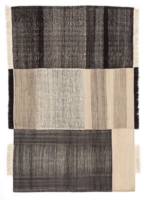 Decoration - Rugs - Tres Rug - 200 x 300 cm by Nanimarquina - Black - Cotton, Felt, New-zealand wool