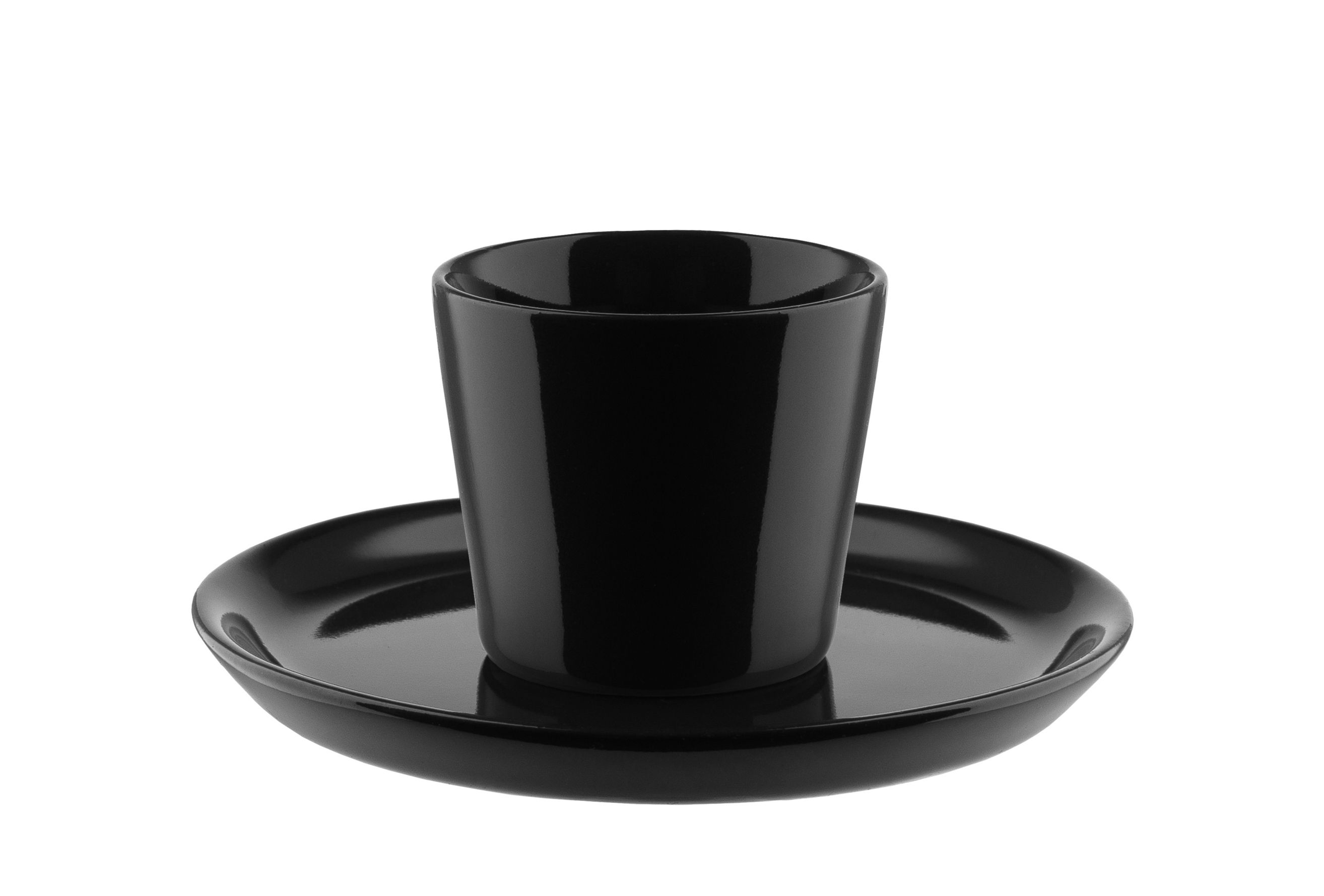  Tasse  expresso Tonale Alessi Noir  Made In Design 