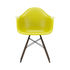 DAW - Eames Plastic Armchair Sessel / (1950) - Beine aus dunklem Holz - Vitra