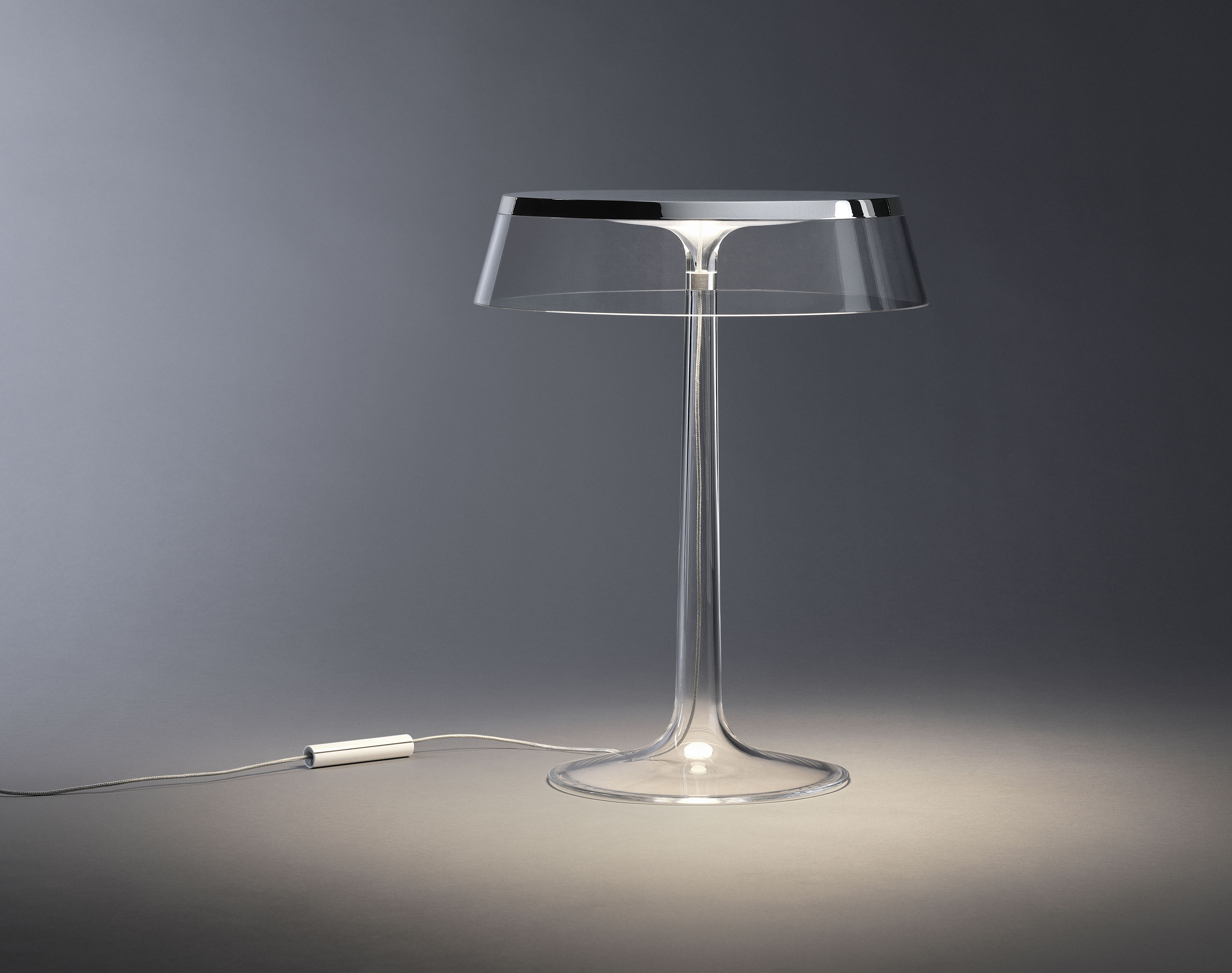 Lampe de table Bon Jour LED Flos - transparent