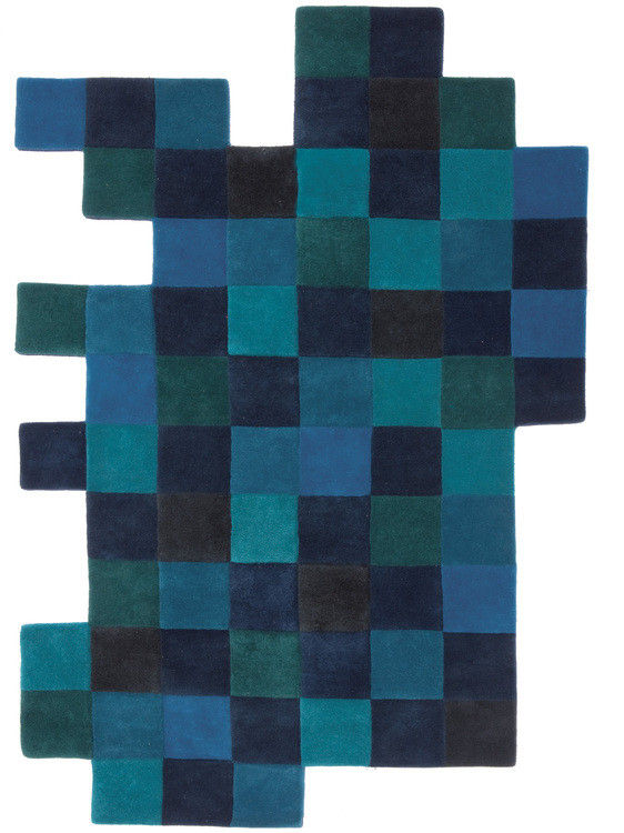 Tapis Do-Lo-Rez 184 x 276 cm - Nanimarquina bleu en tissu