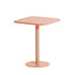 Tavolo quadrato Week-End - / Bistot - Alluminio - 60 x 60 cm di Petite Friture