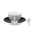 Tazza da tè Guiltless - Minerva - / con piattino & cucchiaio - Immagine erotica al fondo della tazza di Seletti
