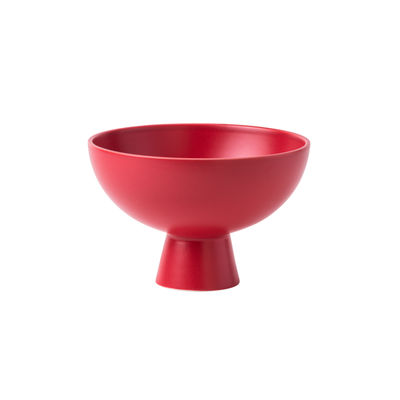 Tavola - Ciotole - Coppa Strøm Small - / Ø 15 cm - Ceramica / Fatta a mano di raawii - Salsa Red - Ceramica