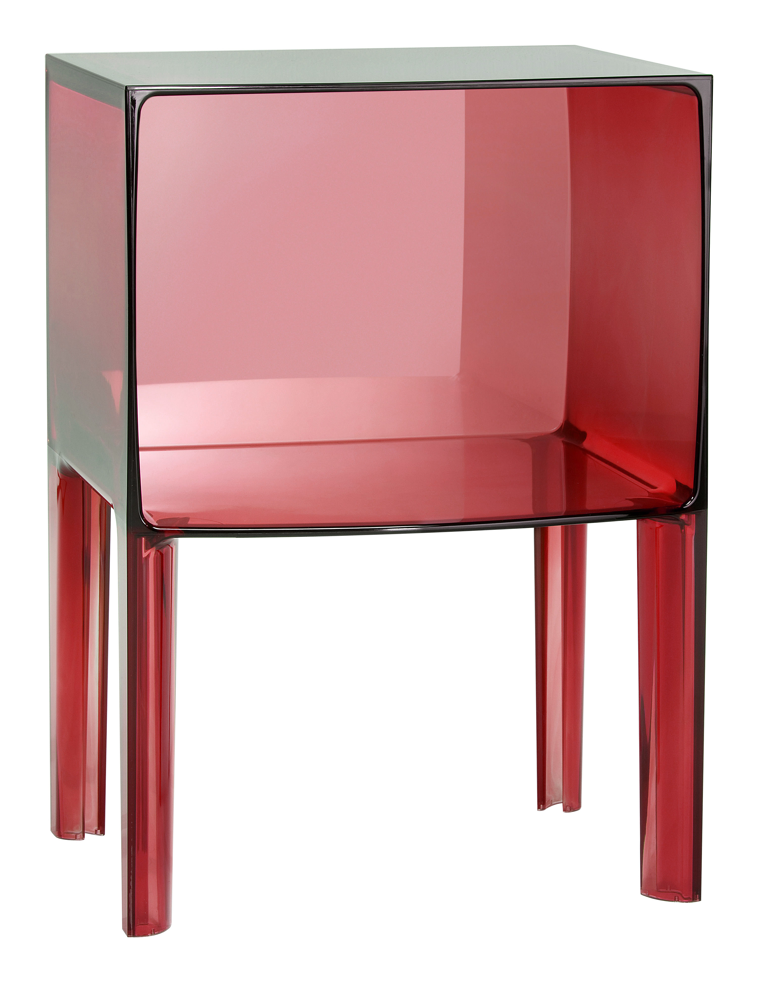 Table de chevet Small Ghost Buster Kartell - Rouge | Made ...