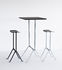 Table haute Officina Bistrot Outdoor / H 110 cm - 120 x 60 cm - Plateau acier - Magis