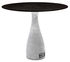Table ronde Porcin'off / Ø 90 cm - Métal & base ciment - Zeus